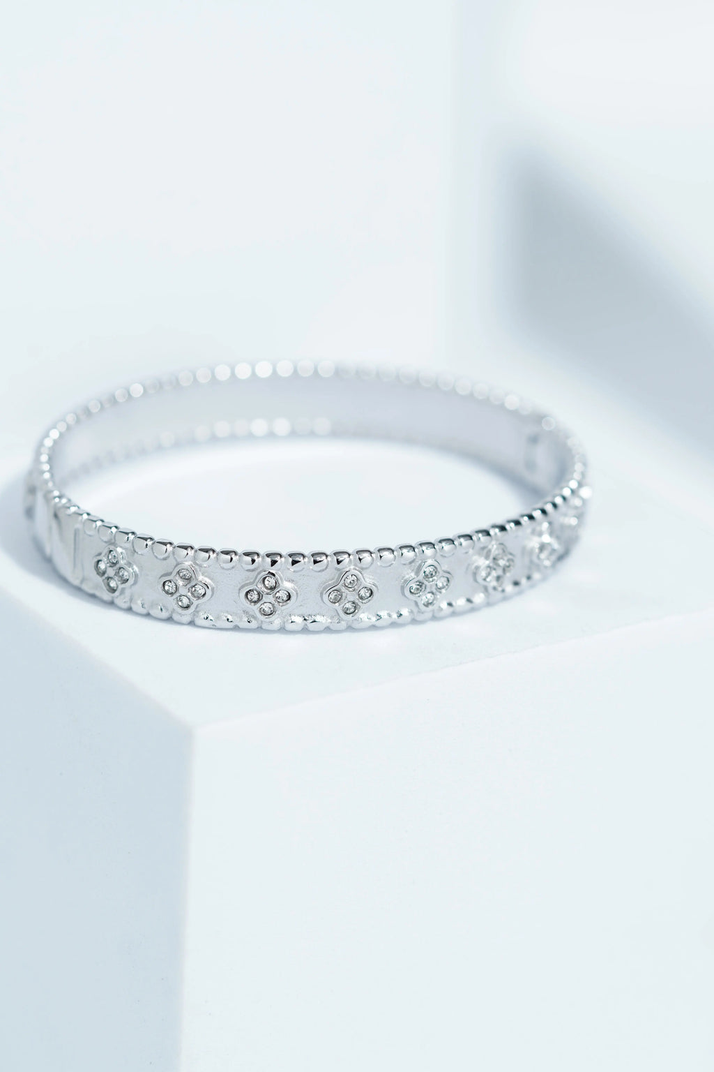 Mist Silver Bangle Bracelet worldjewel.in CUFF BRACELET FOR WOMEN