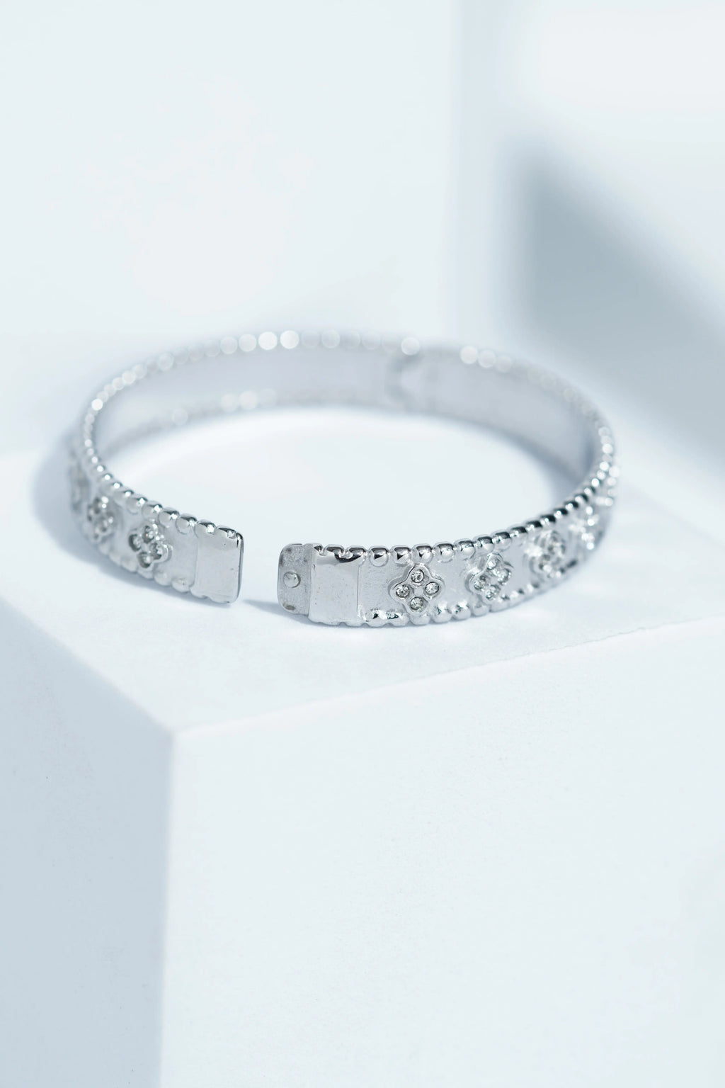 Mist Silver Bangle Bracelet worldjewel.in CUFF BRACELET FOR WOMEN