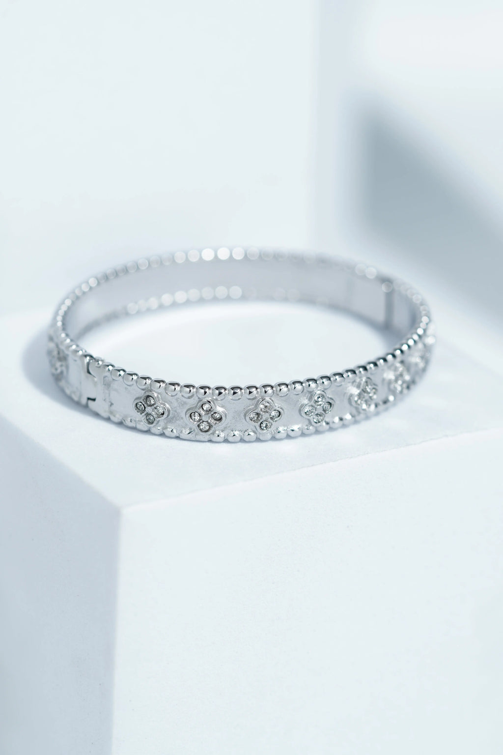 Mist Silver Bangle Bracelet worldjewel.in CUFF BRACELET FOR WOMEN