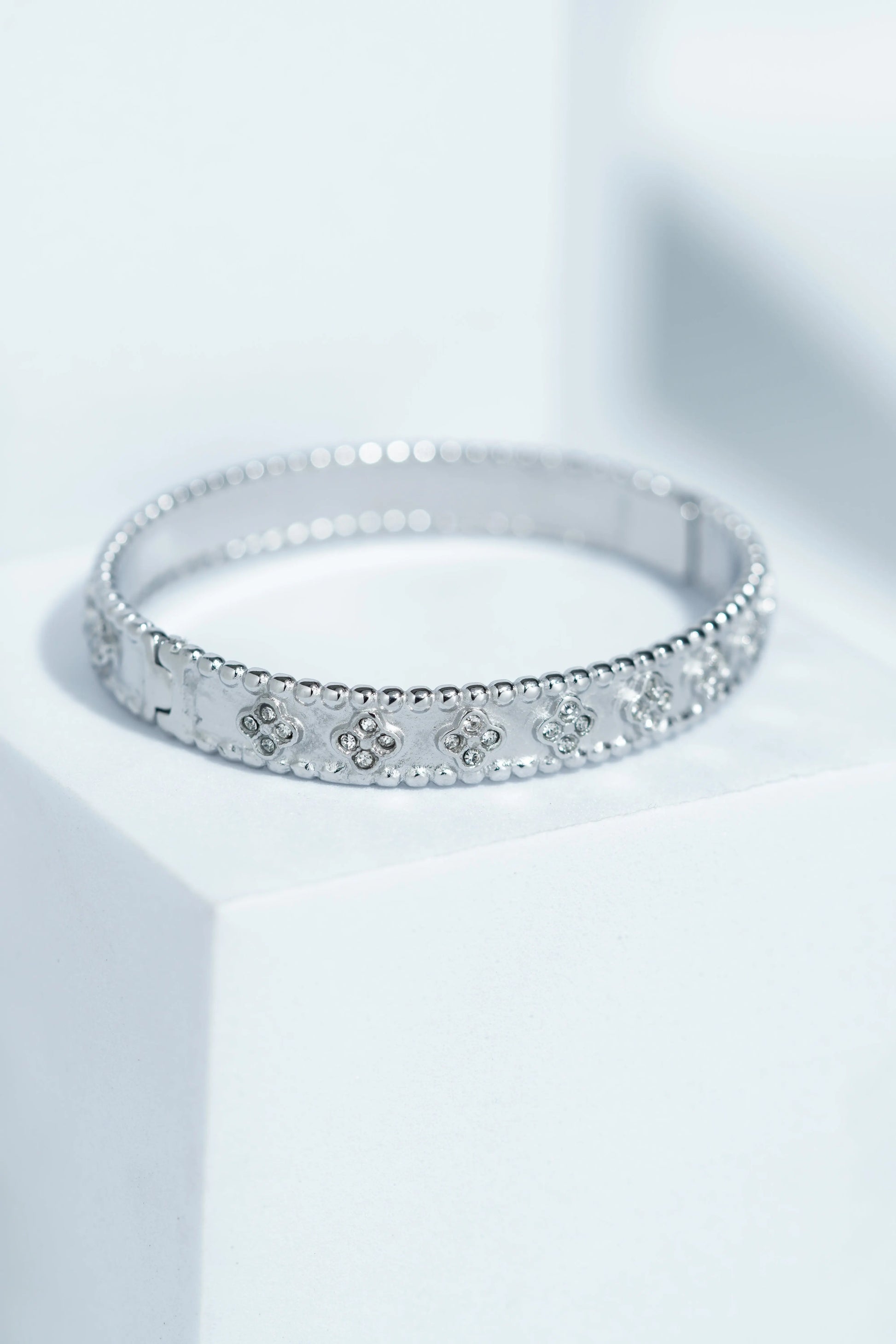 Mist Silver Bangle Bracelet worldjewel.in CUFF BRACELET FOR WOMEN