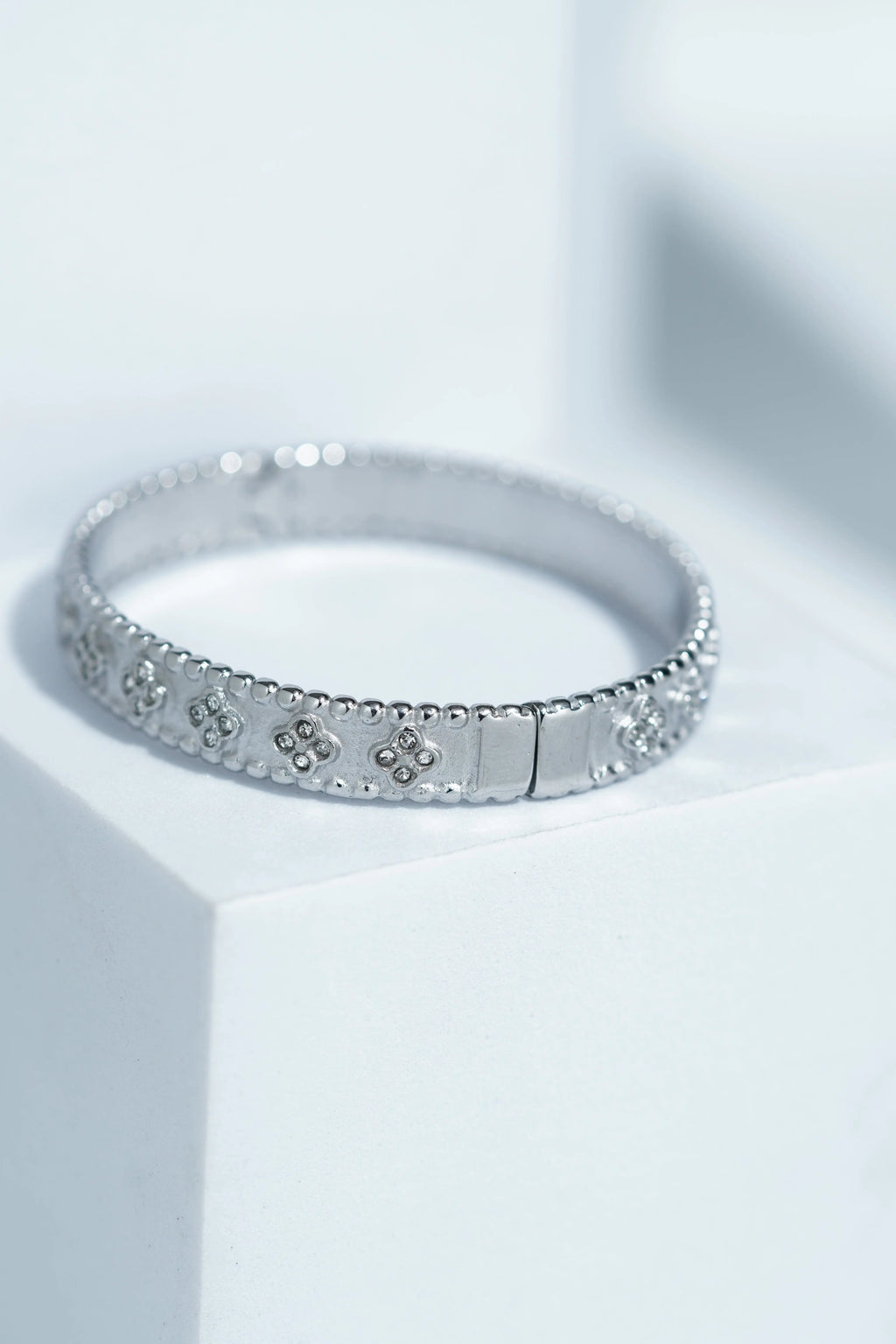 Mist Silver Bangle Bracelet worldjewel.in CUFF BRACELET FOR WOMEN