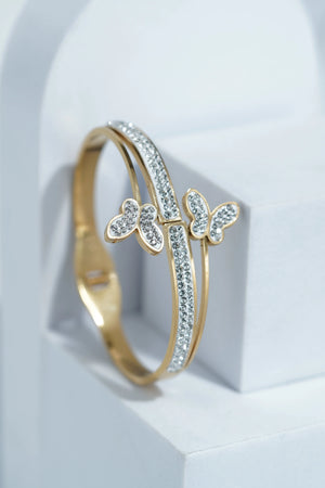 Opal Orbit Bangle Bracelet worldjewel.in CUFF BRACELET FOR WOMEN