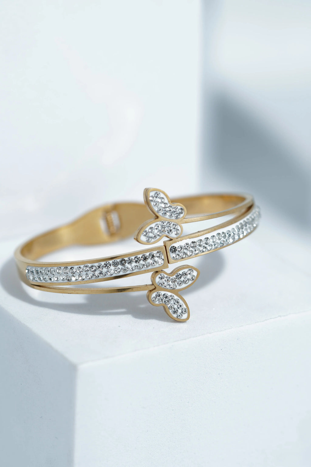 Opal Orbit Bangle Bracelet worldjewel.in CUFF BRACELET FOR WOMEN