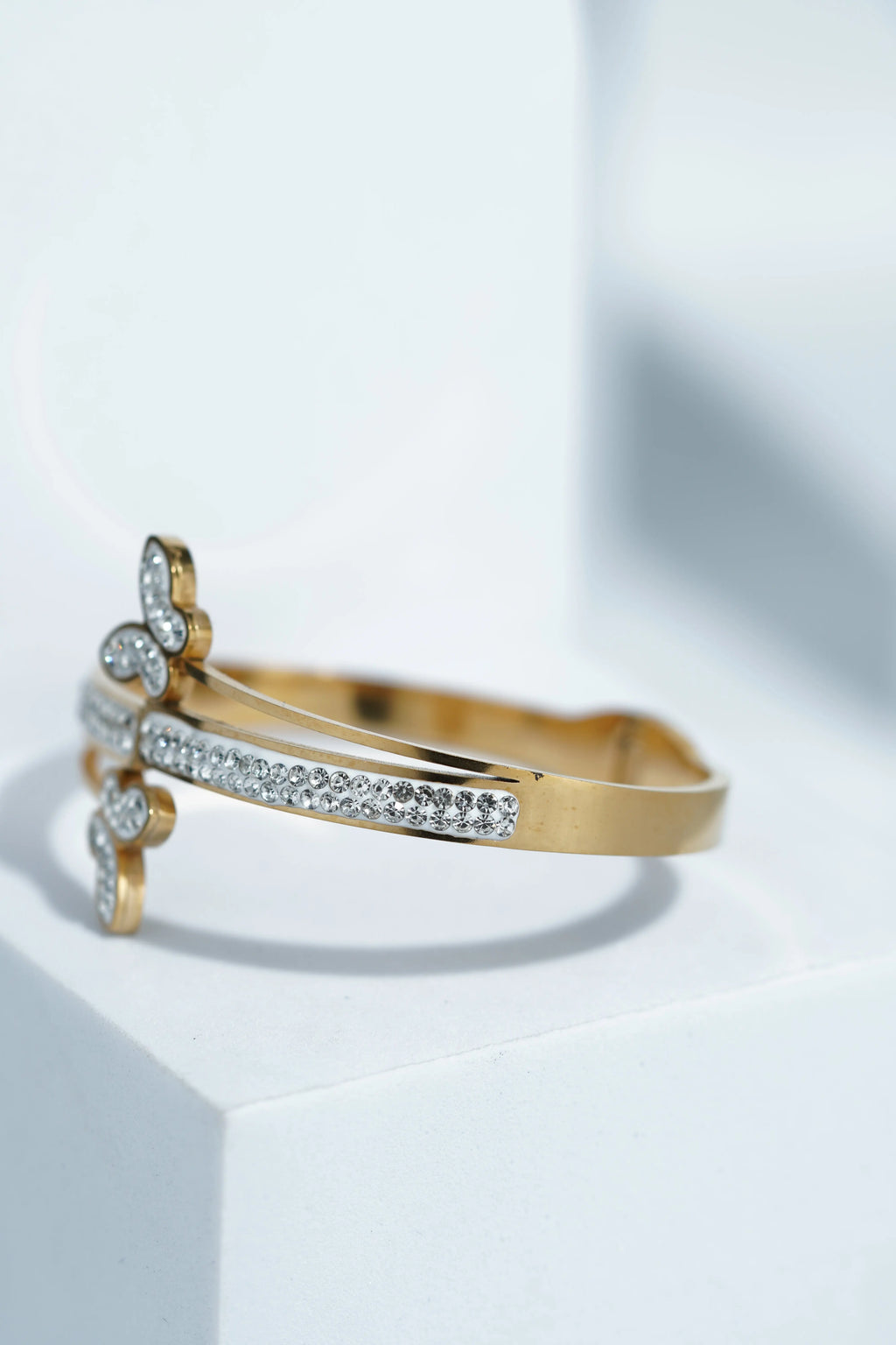Opal Orbit Bangle Bracelet worldjewel.in CUFF BRACELET FOR WOMEN