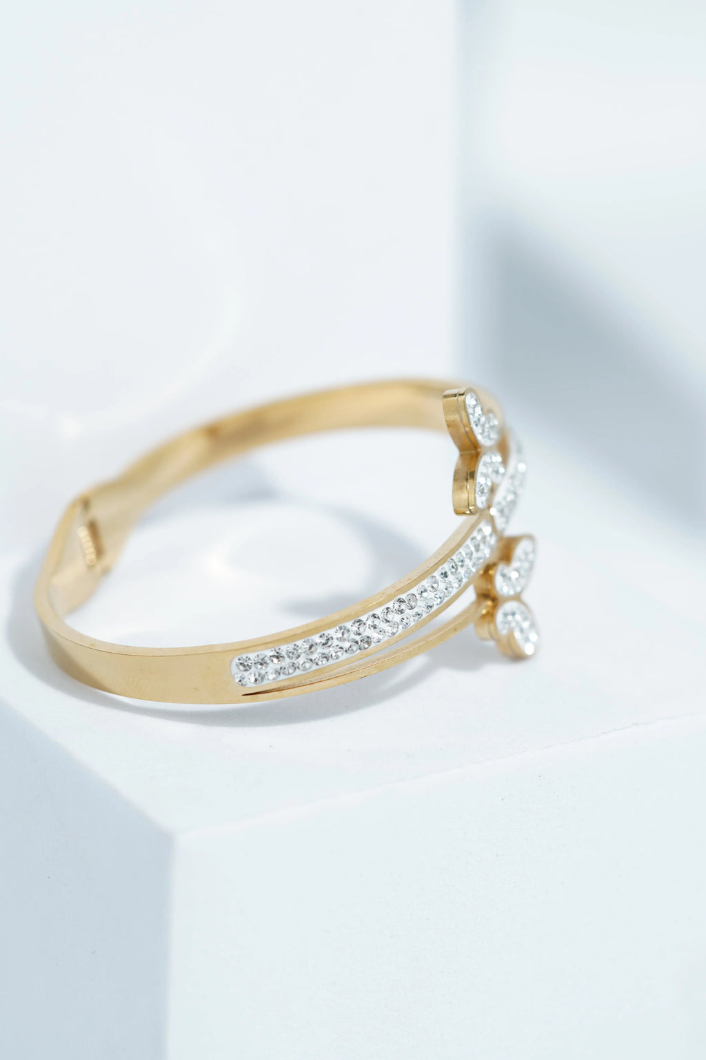 Opal Orbit Bangle Bracelet worldjewel.in CUFF BRACELET FOR WOMEN
