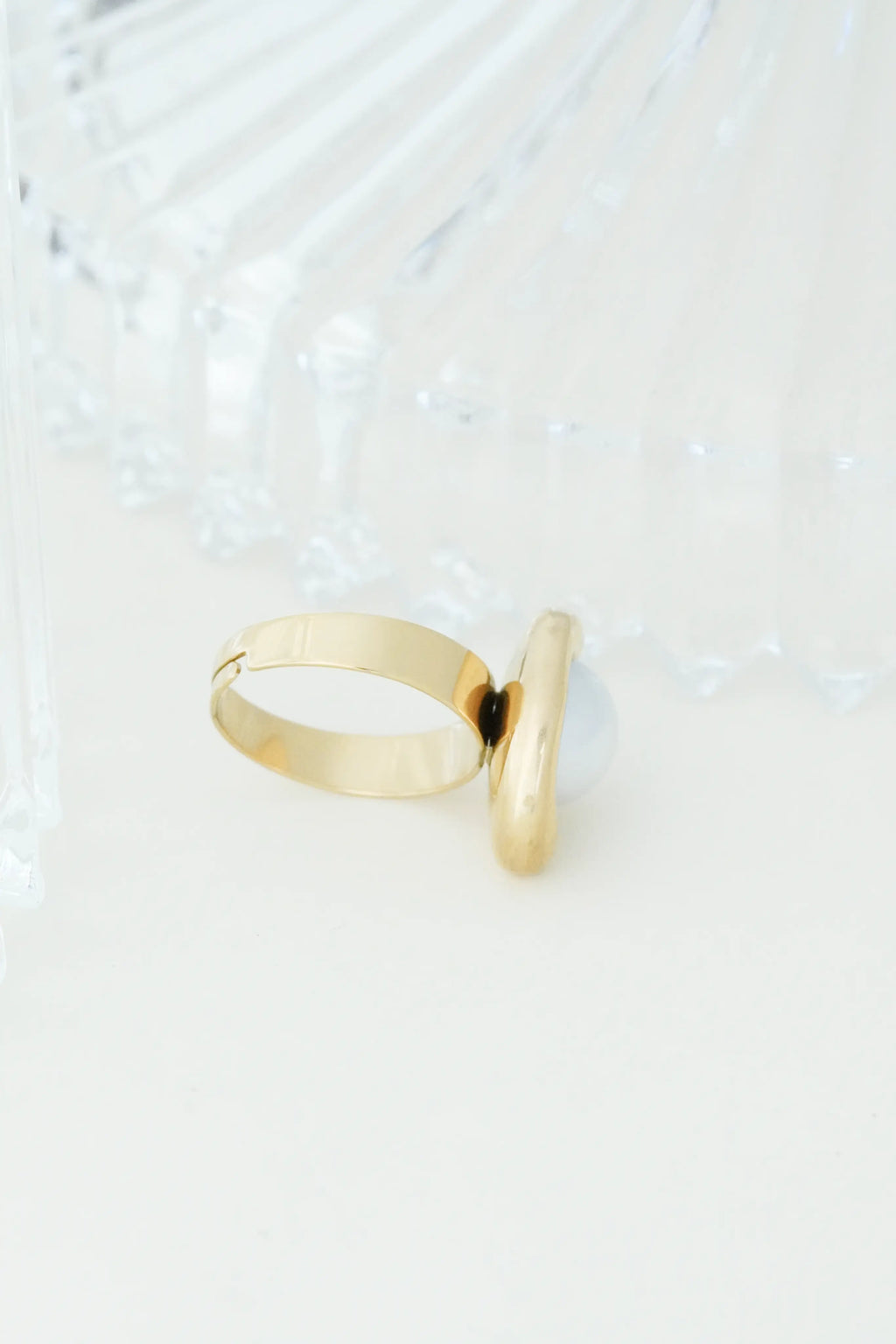 Pearl Adjustable Ring worldjewel.in ADJUSTABLE RING