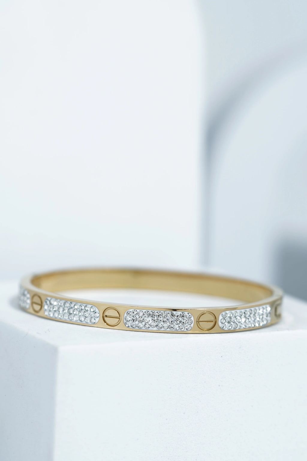 Pearl Mist Bangle Bracelet worldjewel.in CUFF BRACELET FOR WOMEN