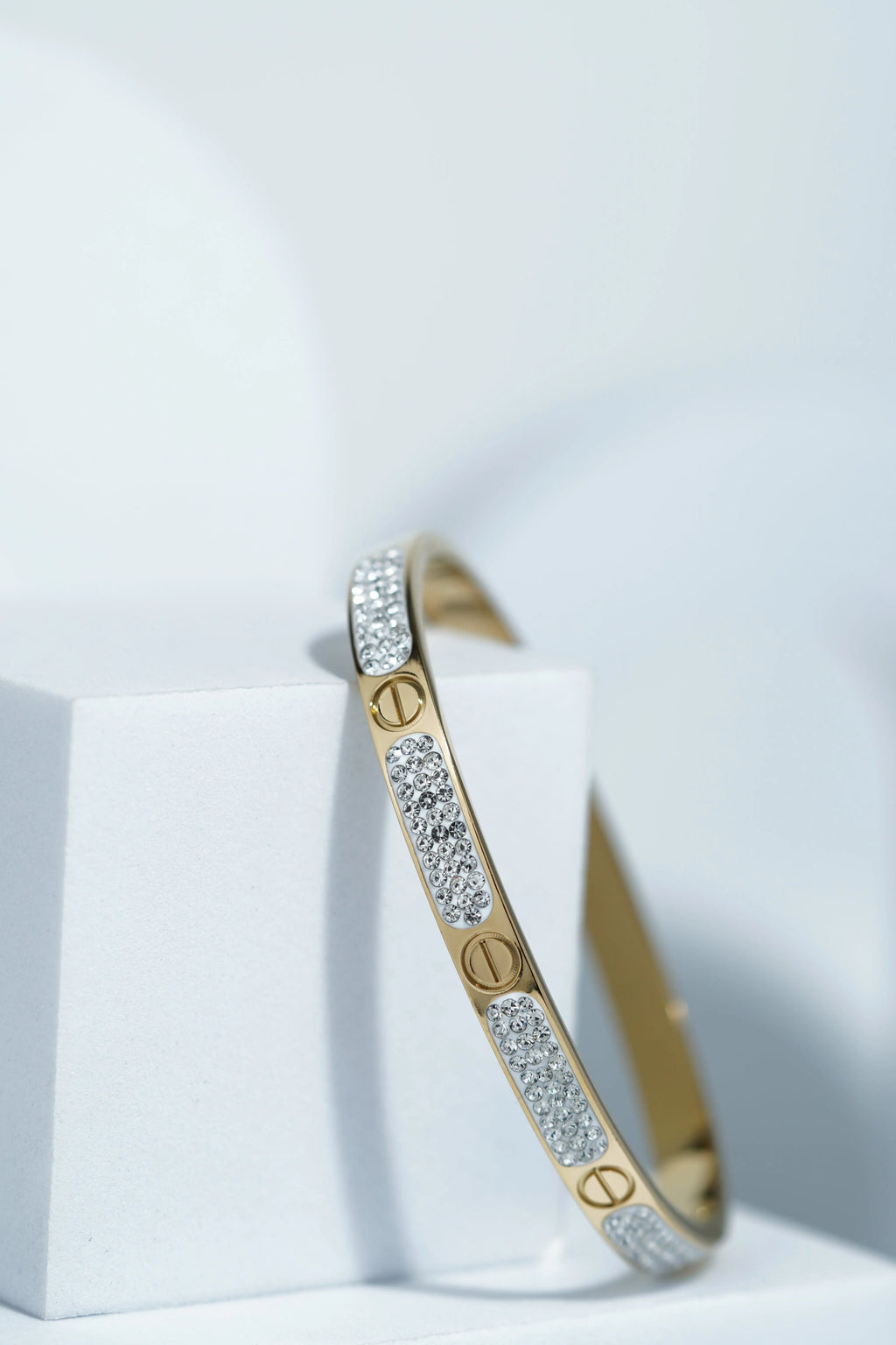 Pearl Mist Bangle Bracelet worldjewel.in CUFF BRACELET FOR WOMEN