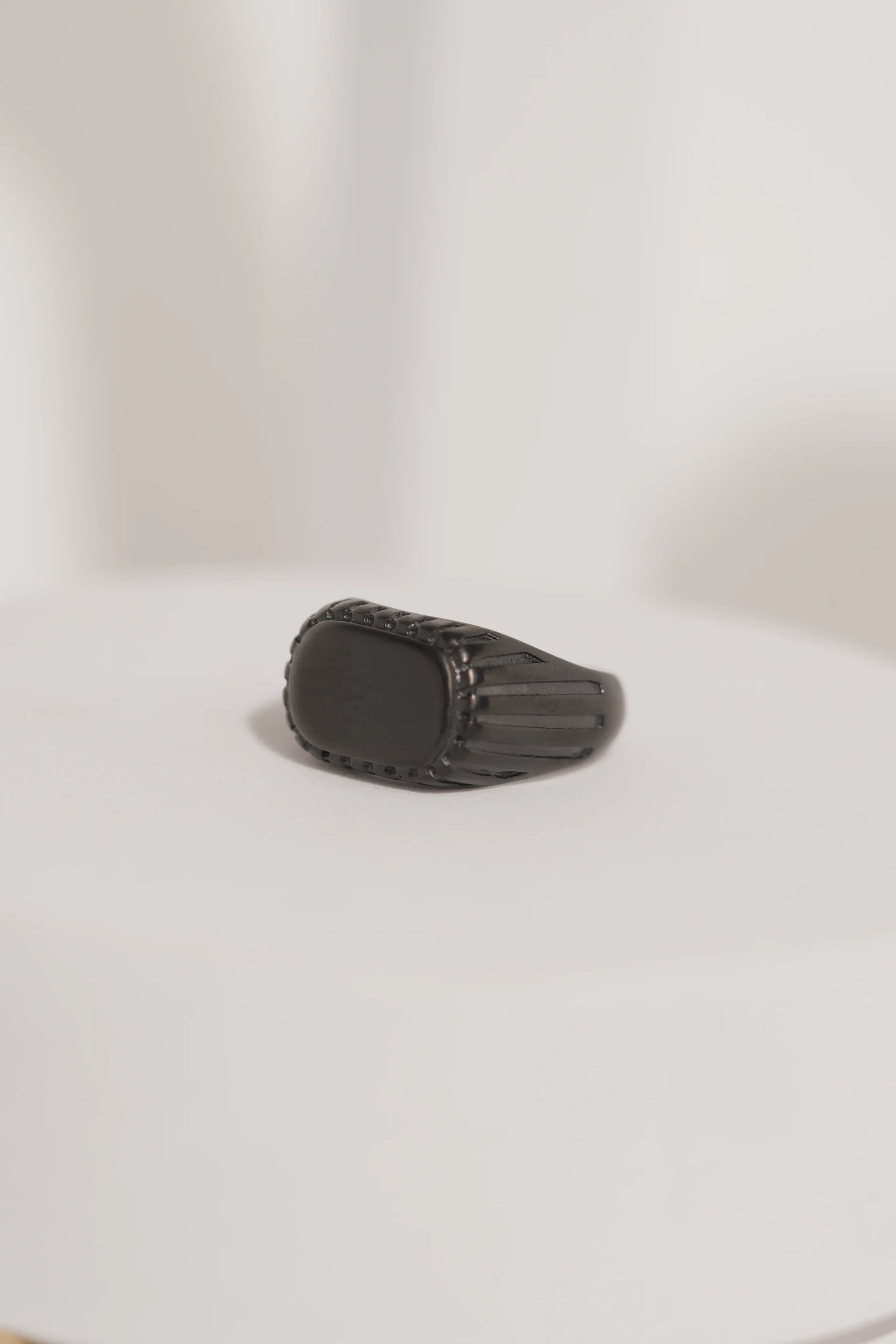 Polished Stainless Steel Ring For Men worldjewel.in men's ring
