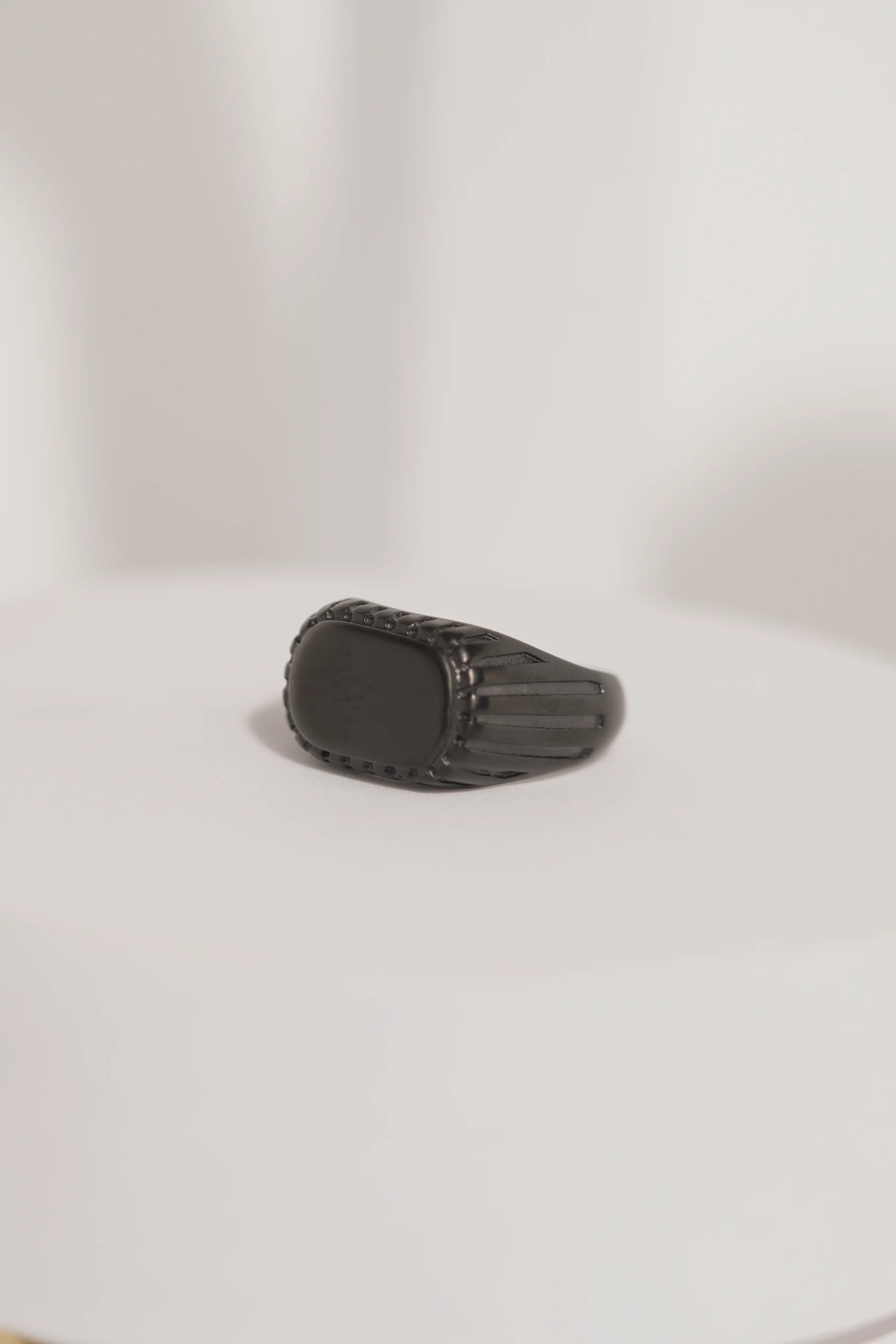 Polished Stainless Steel Ring For Men worldjewel.in men's ring