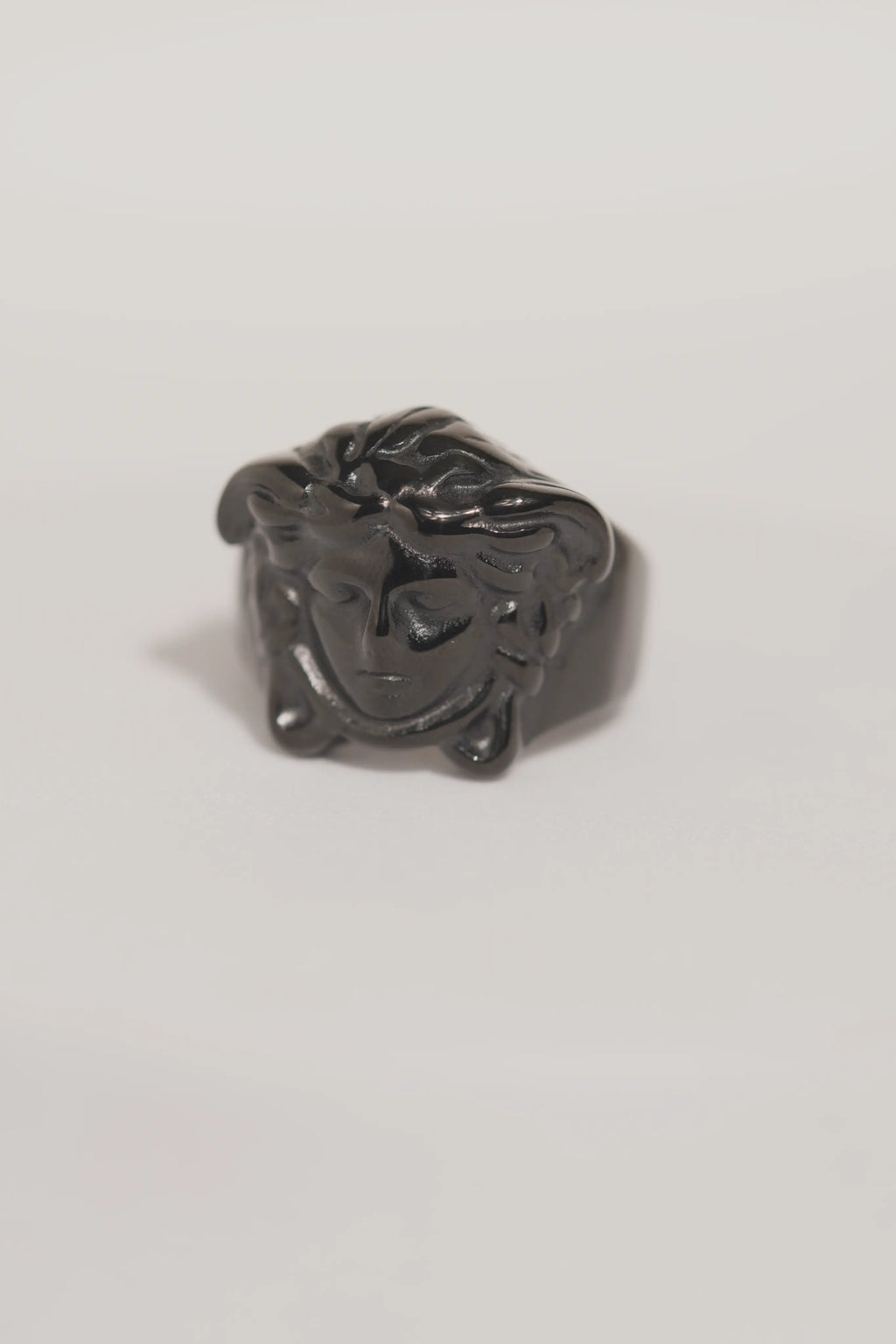 Premium Black Polished Ring For Men worldjewel.in men's ring