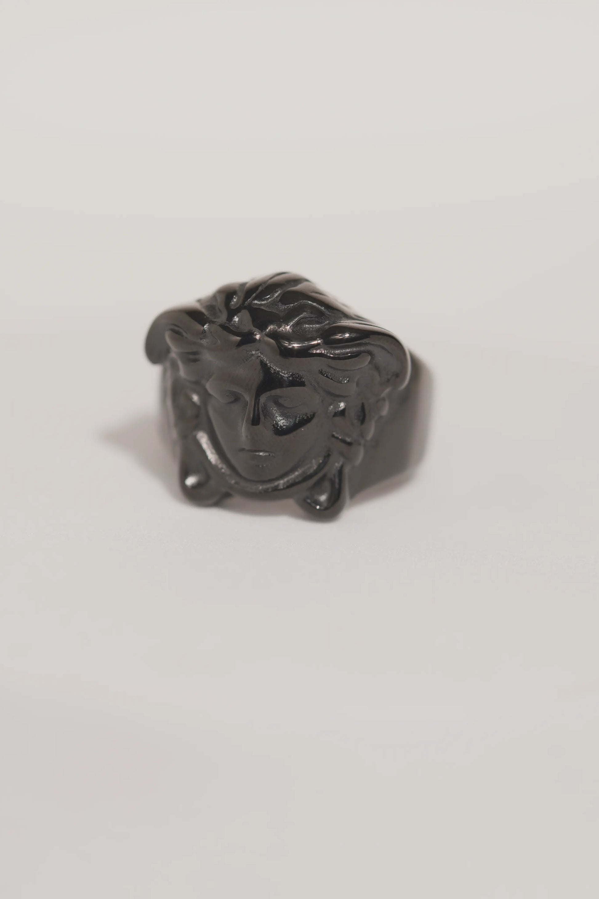 Premium Black Polished Ring For Men worldjewel.in men's ring