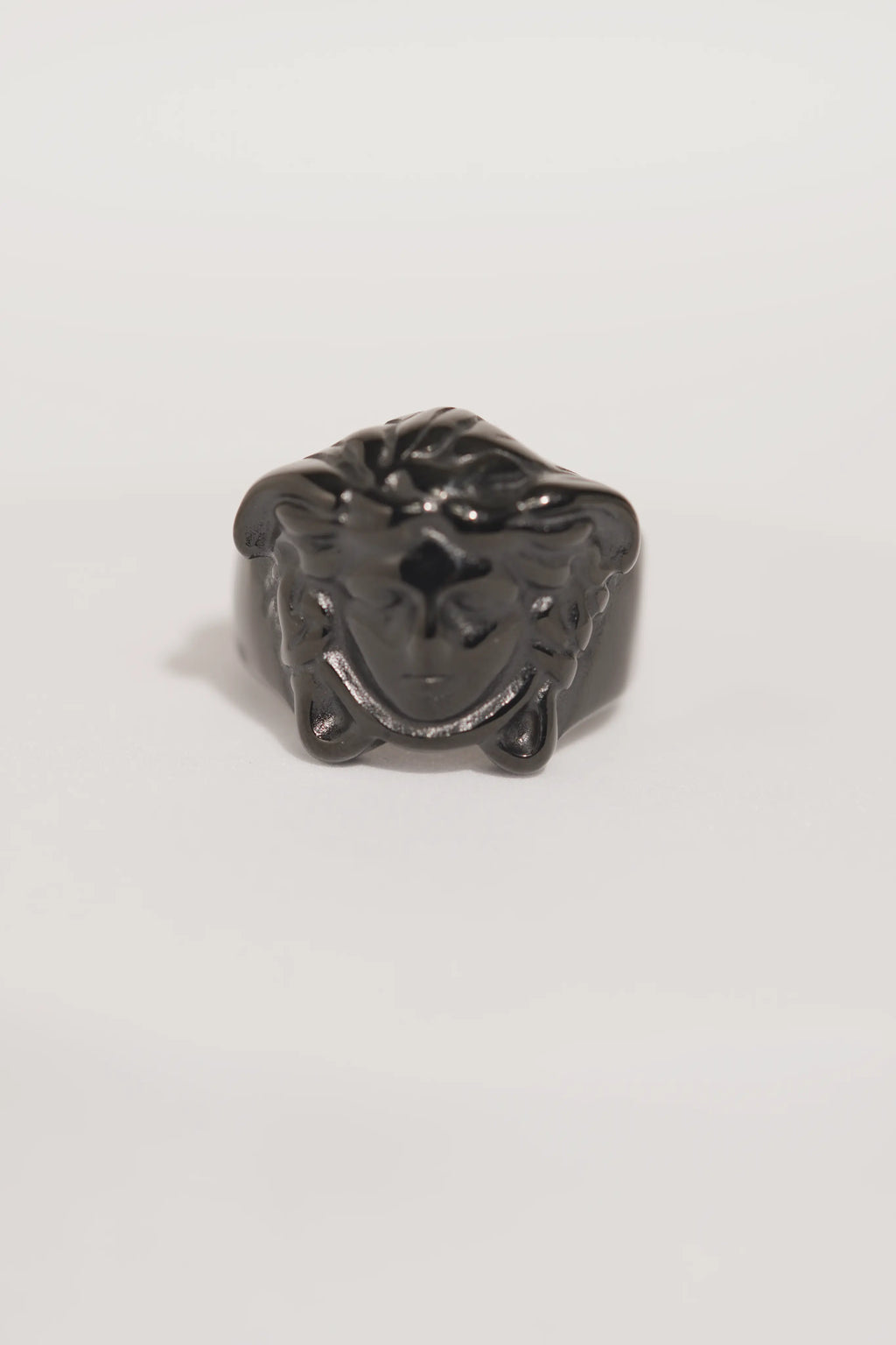Premium Black Polished Ring For Men worldjewel.in men's ring