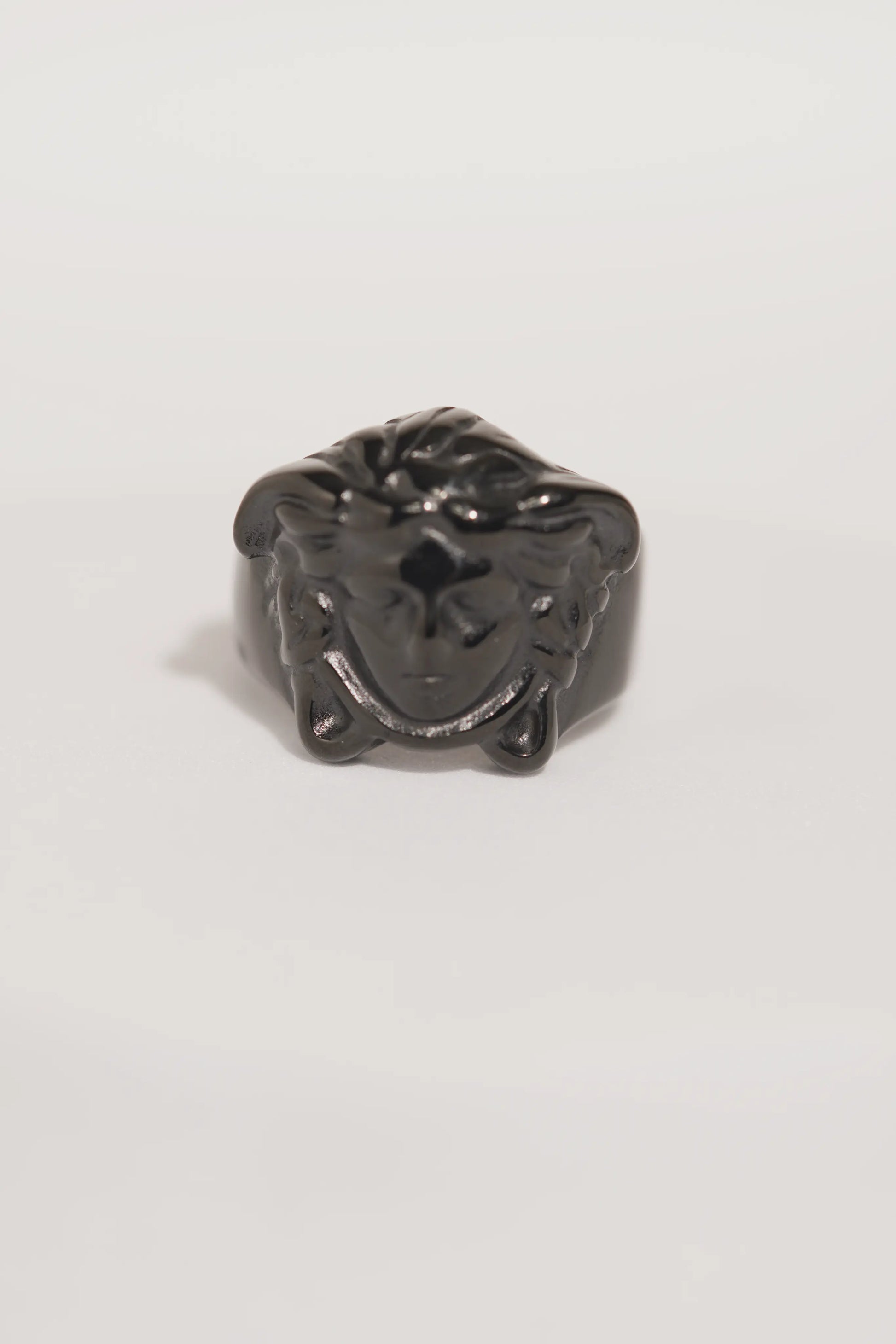 Premium Black Polished Ring For Men worldjewel.in men's ring