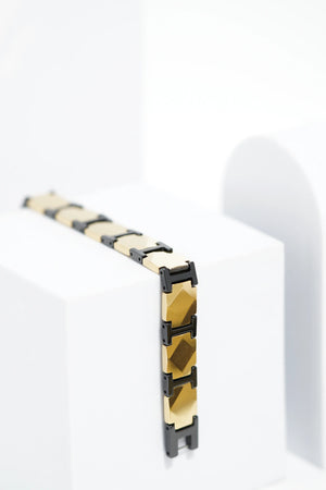QuietGold Ceramic bracelet for men. worldjewel.in men's bracelets
