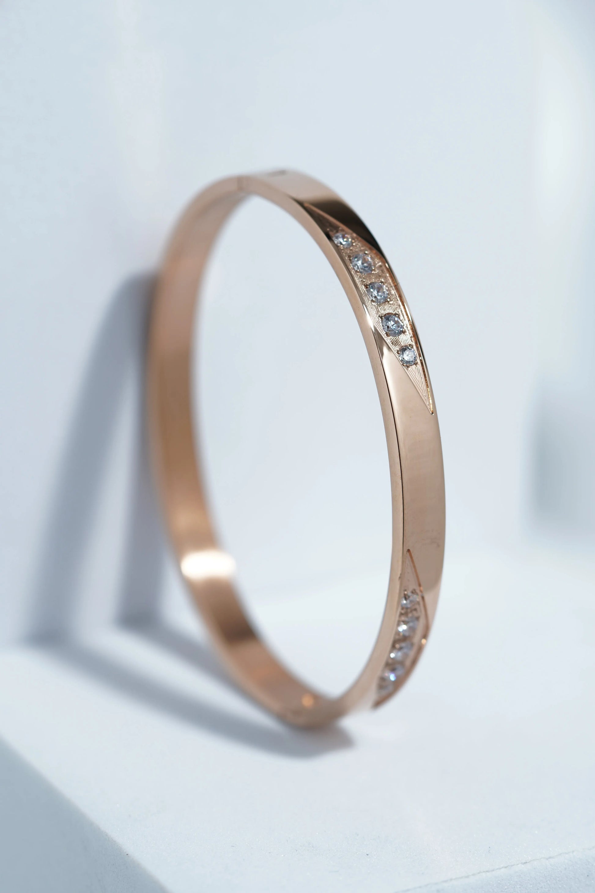 Rhea Twist Bangle Bracelet worldjewel.in CUFF BRACELET FOR WOMEN