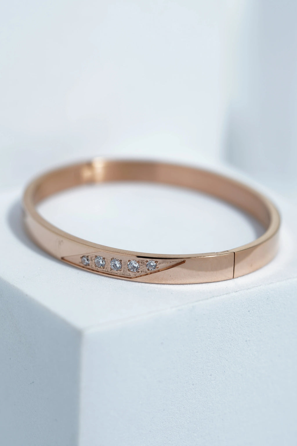 Rhea Twist Bangle Bracelet worldjewel.in CUFF BRACELET FOR WOMEN