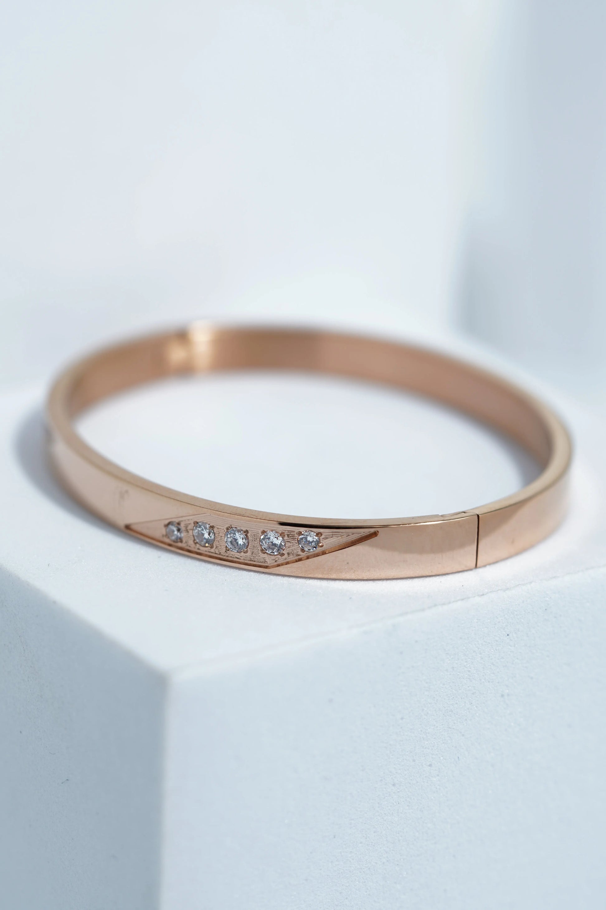 Rhea Twist Bangle Bracelet worldjewel.in CUFF BRACELET FOR WOMEN