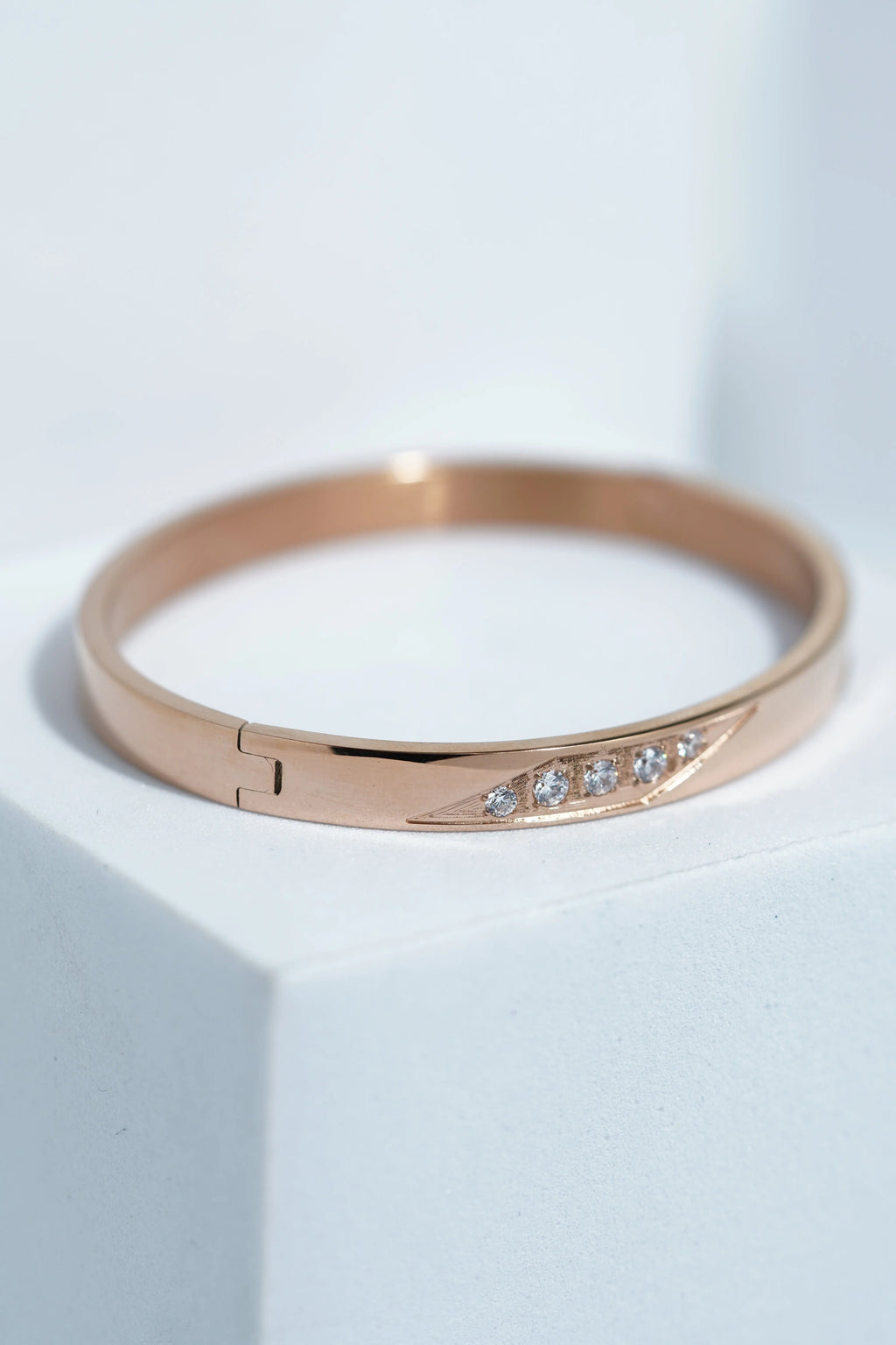 Rhea Twist Bangle Bracelet worldjewel.in CUFF BRACELET FOR WOMEN