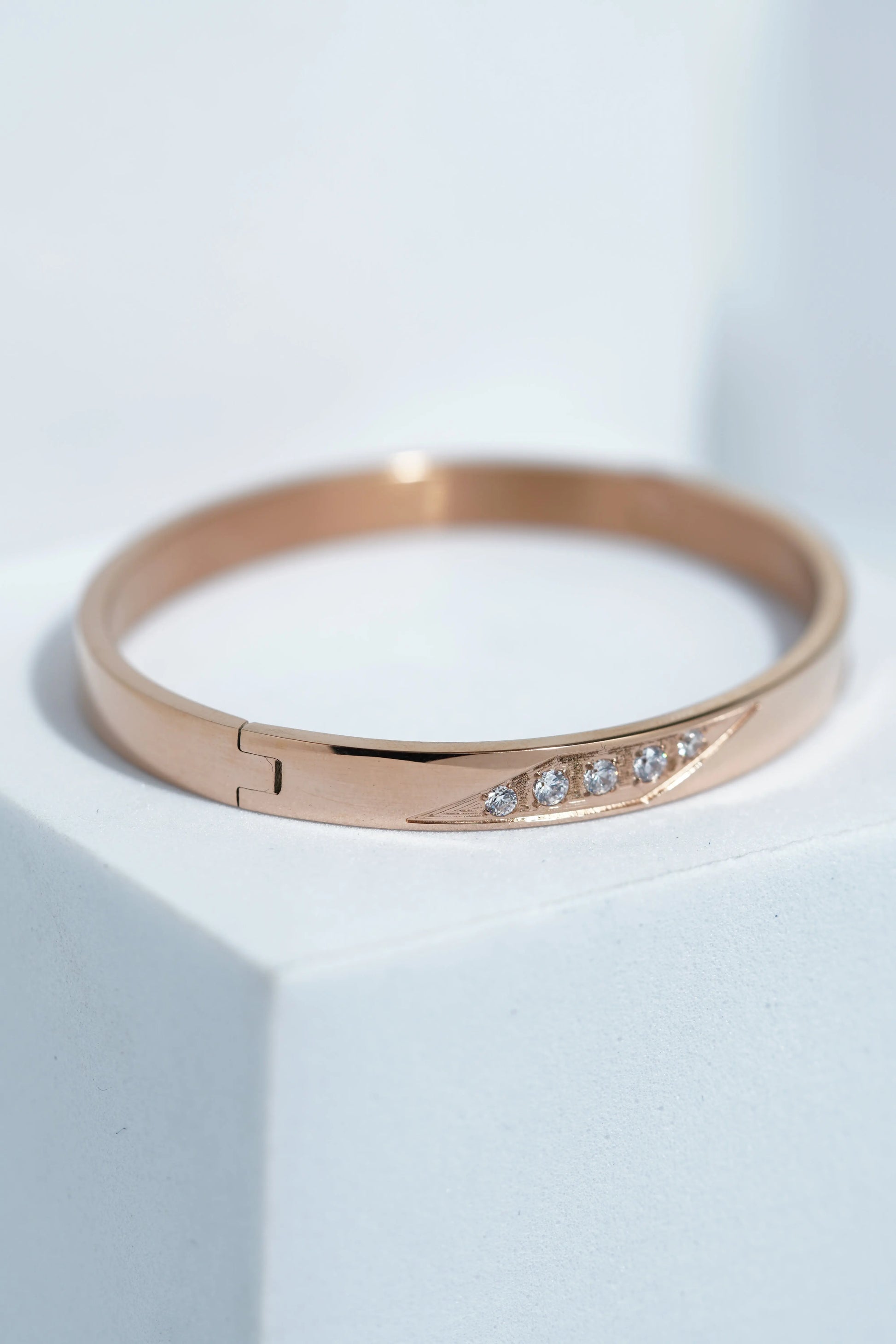 Rhea Twist Bangle Bracelet worldjewel.in CUFF BRACELET FOR WOMEN