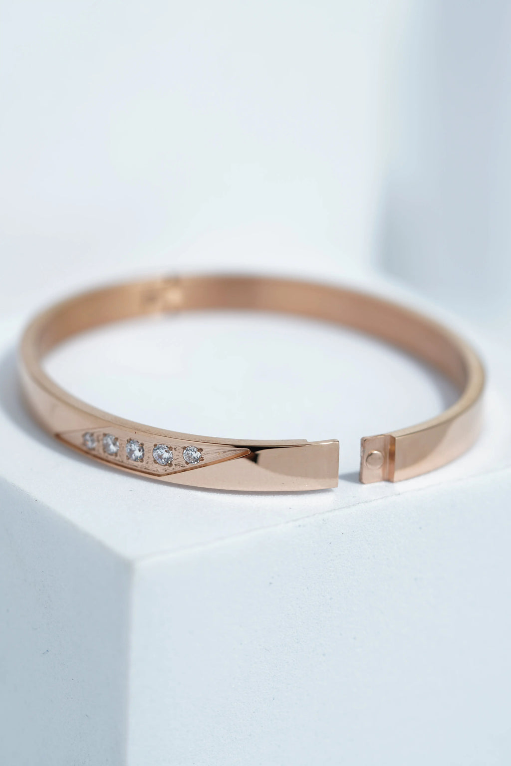 Rhea Twist Bangle Bracelet worldjewel.in CUFF BRACELET FOR WOMEN
