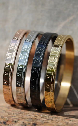 Roman Number - kada For Men. worldjewel.in men's bracelets