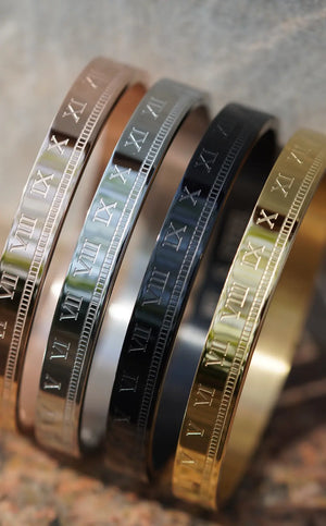 Roman Number - kada For Men. worldjewel.in men's bracelets