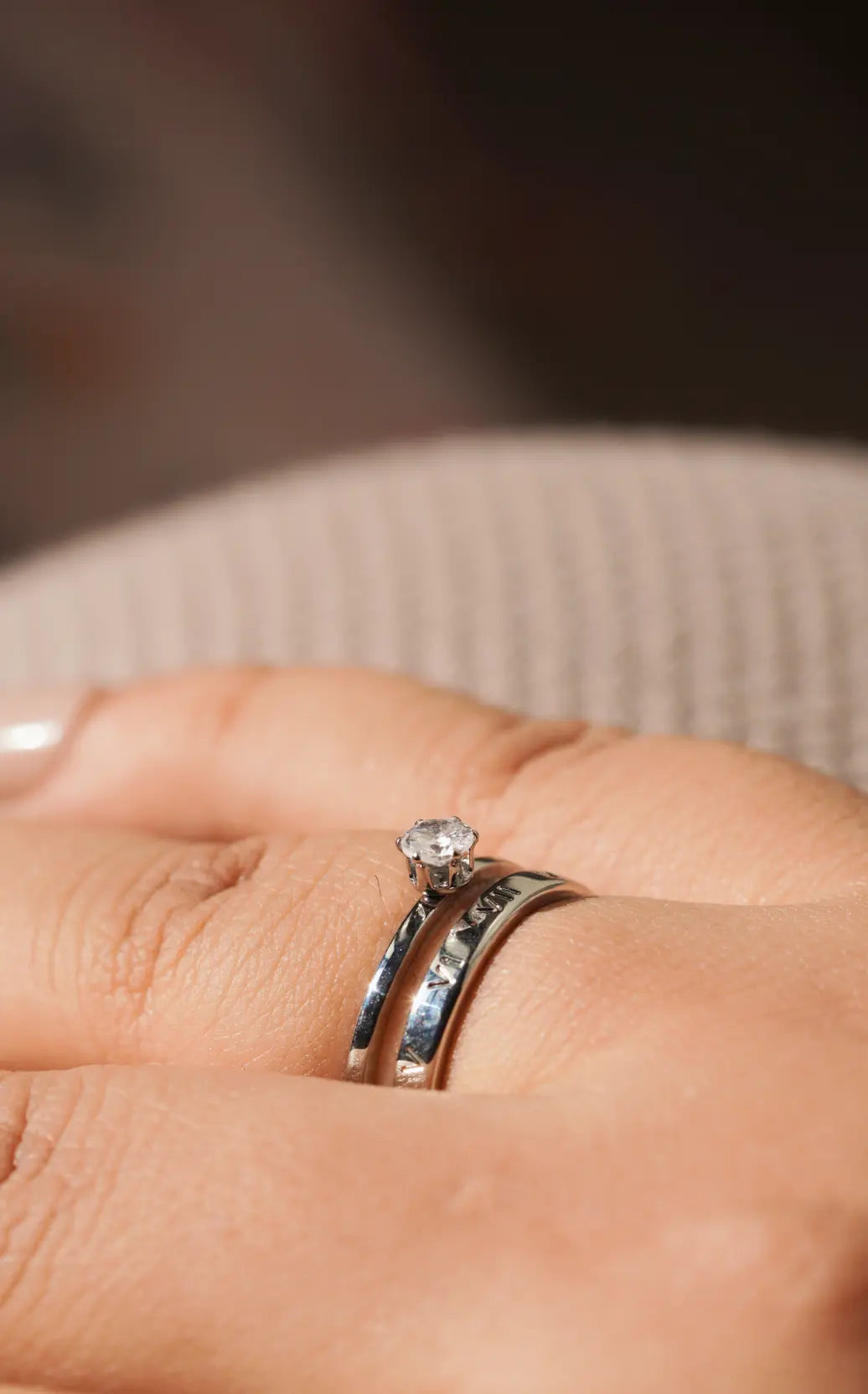 Roman Solitaire ring for women - worldjewel.in