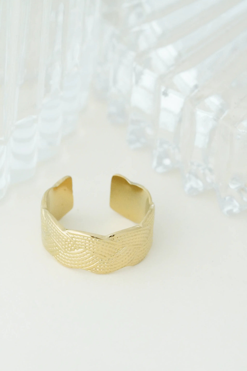 Rope Partten Adjustable Ring worldjewel.in ADJUSTABLE RING