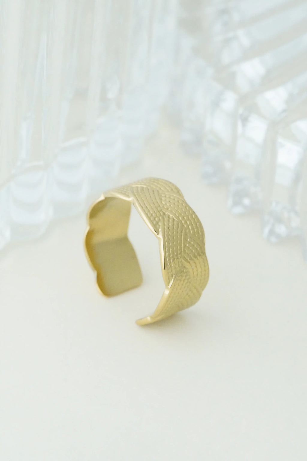Rope Partten Adjustable Ring worldjewel.in ADJUSTABLE RING