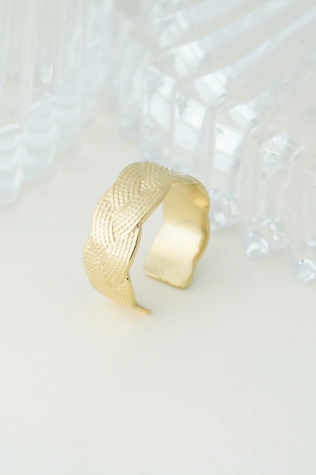 Rope Partten Adjustable Ring worldjewel.in ADJUSTABLE RING