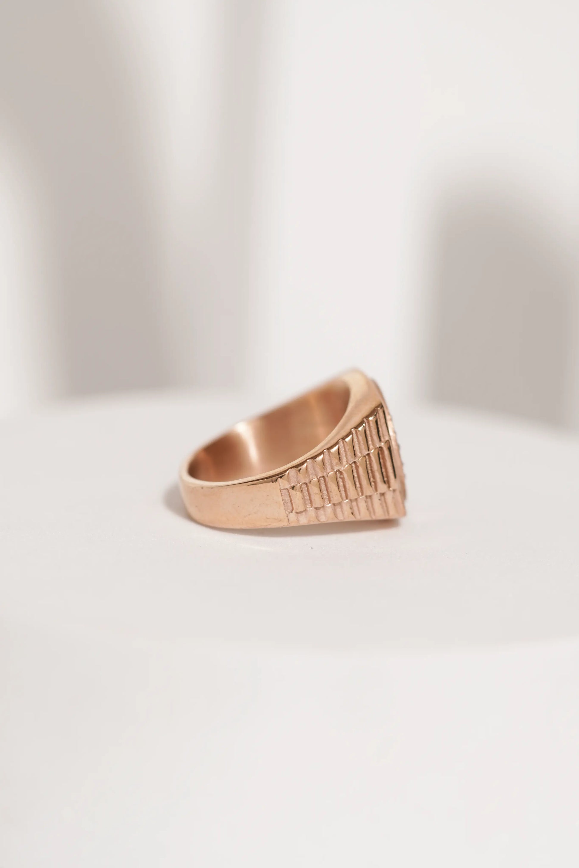 Rose Gold king Crown Ring For Men worldjewel.in men's ring