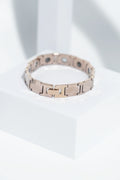 Rosegold Sun Glow - Ceramic bracelet for men. worldjewel.in men's bracelets