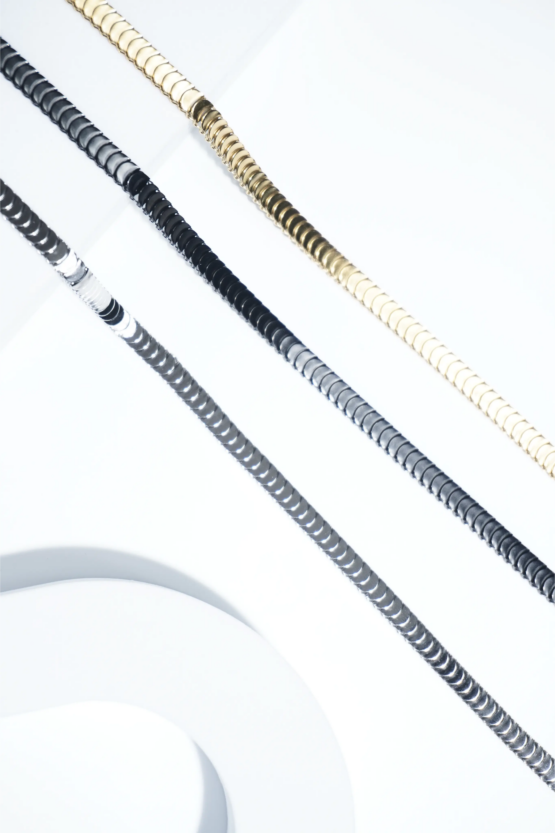 Round snake chain | Stainless Steel chain for men's | 24inch | Anti-Tarnish. - worldjewel.in