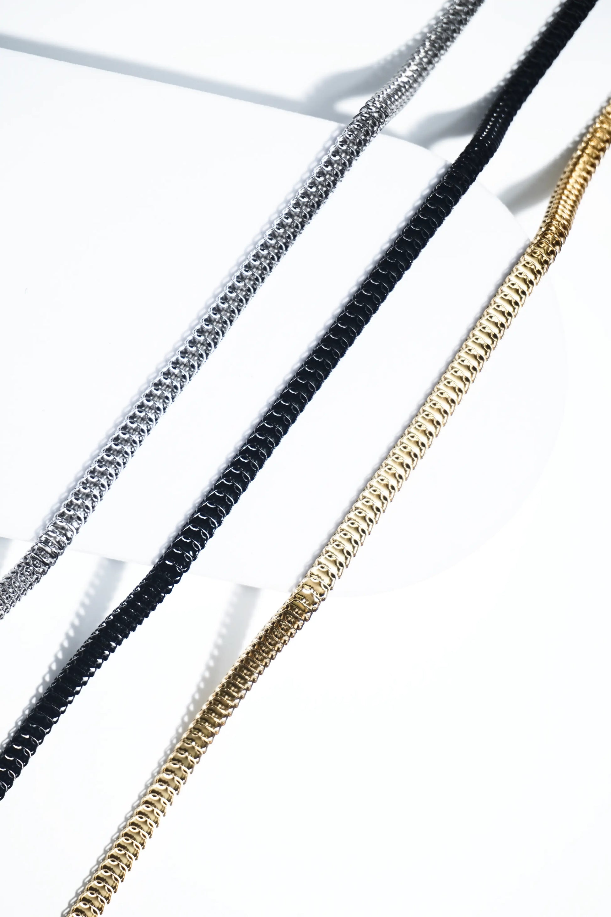 Round snake chain | Stainless Steel chain for men's | 24inch | Anti-Tarnish. - worldjewel.in