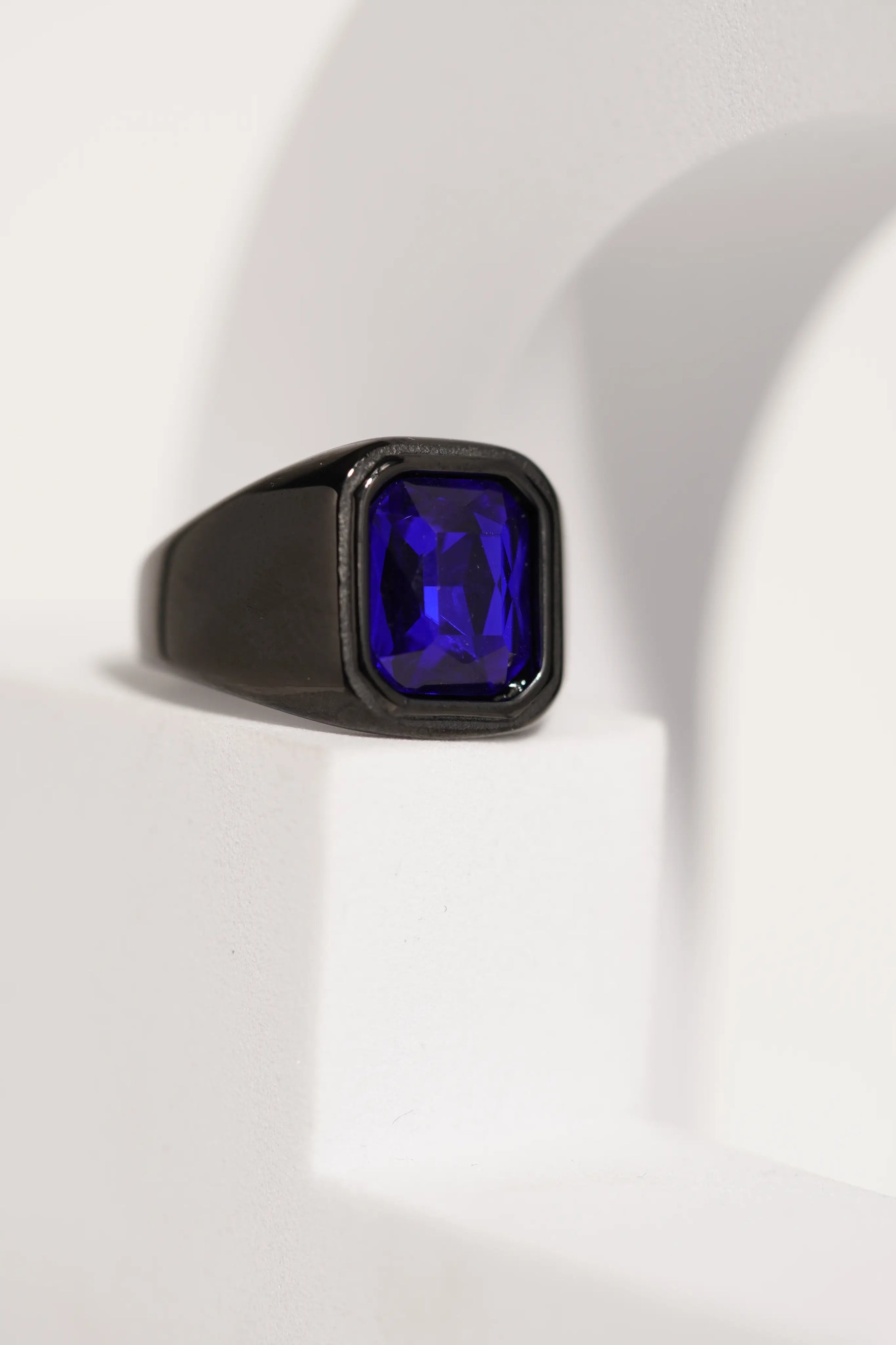 Royale Blue Gem Ring For Men worldjewel.in men's ring