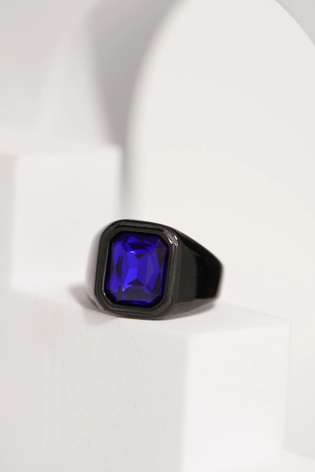 Royale Blue Gem Ring For Men worldjewel.in men's ring