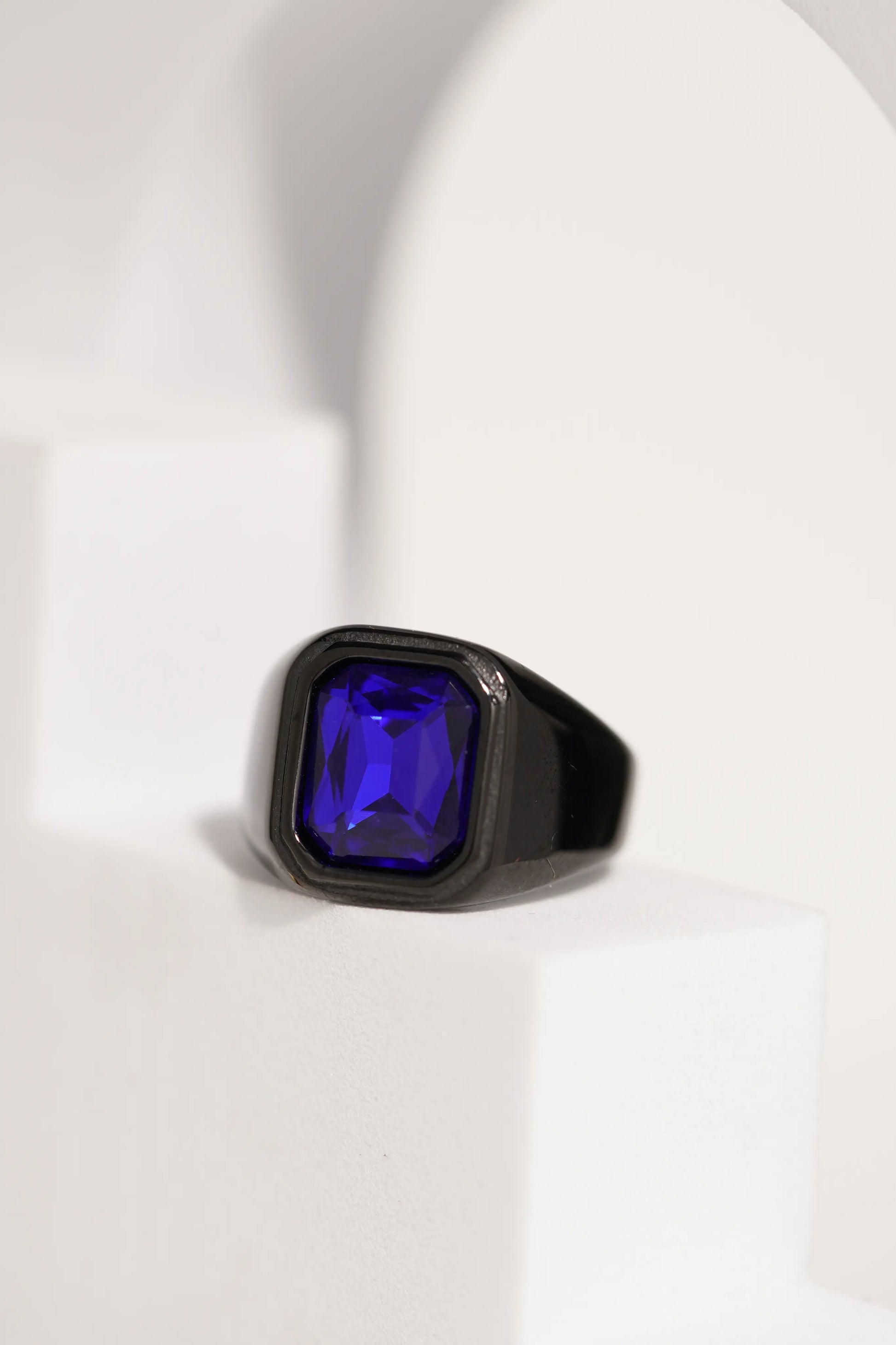 Royale Blue Gem Ring For Men worldjewel.in men's ring