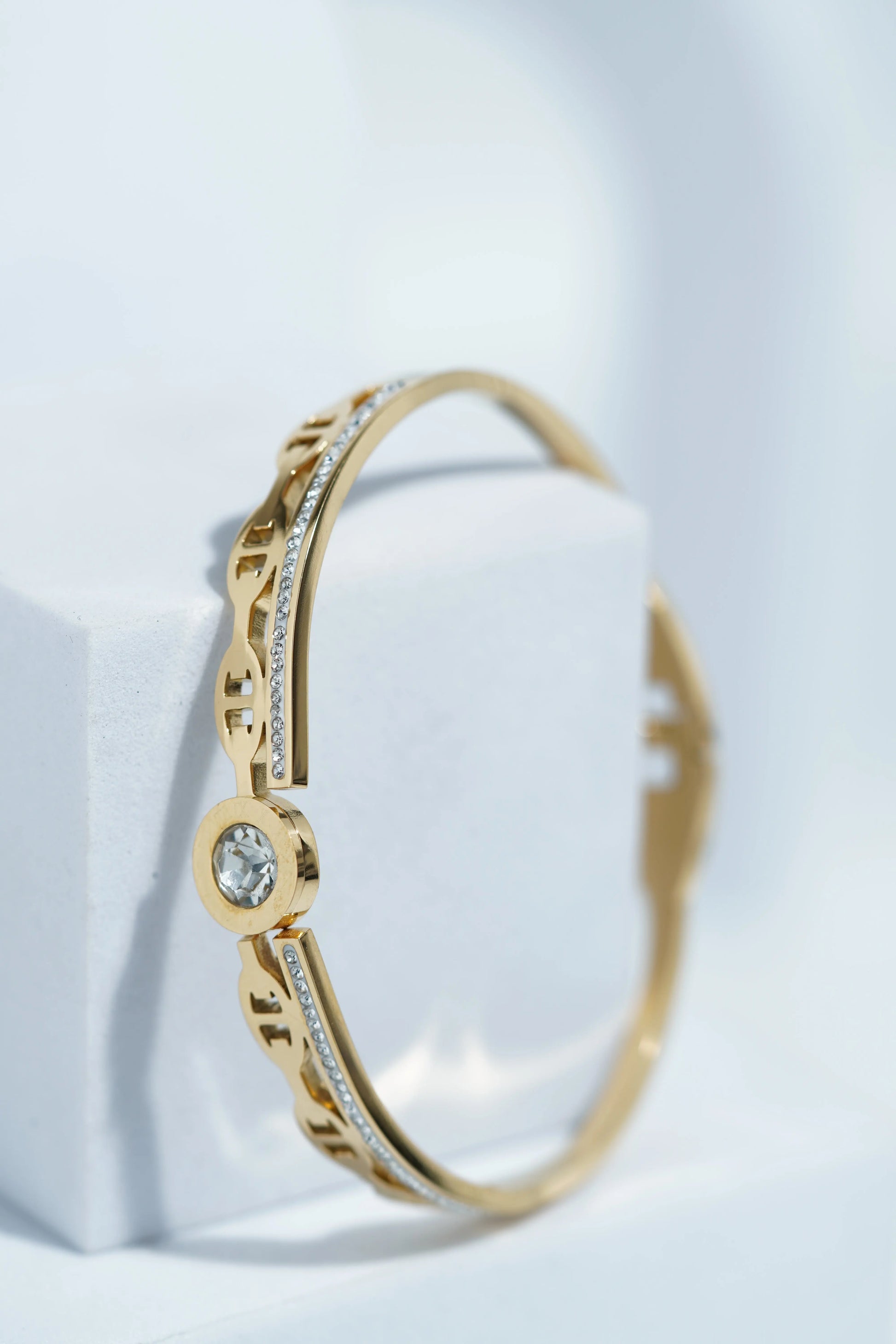 Sage Orbit Bangle Bracelet worldjewel.in CUFF BRACELET FOR WOMEN