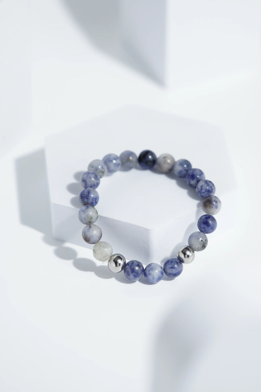 Shiney Blue Shade Bead Bracelets | Unisex. worldjewel.in Bead Bracelets