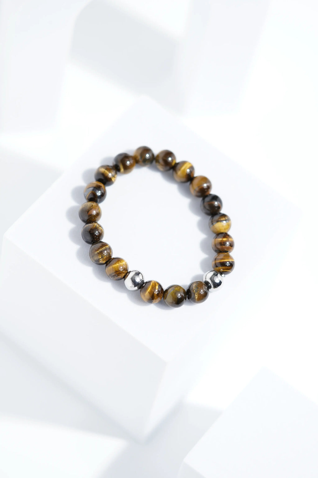 Shiney Brown Black Shade Bead Bracelets | Unisex. worldjewel.in Bead Bracelets