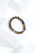 Shiney Brown Black Shade Bead Bracelets | Unisex. worldjewel.in Bead Bracelets