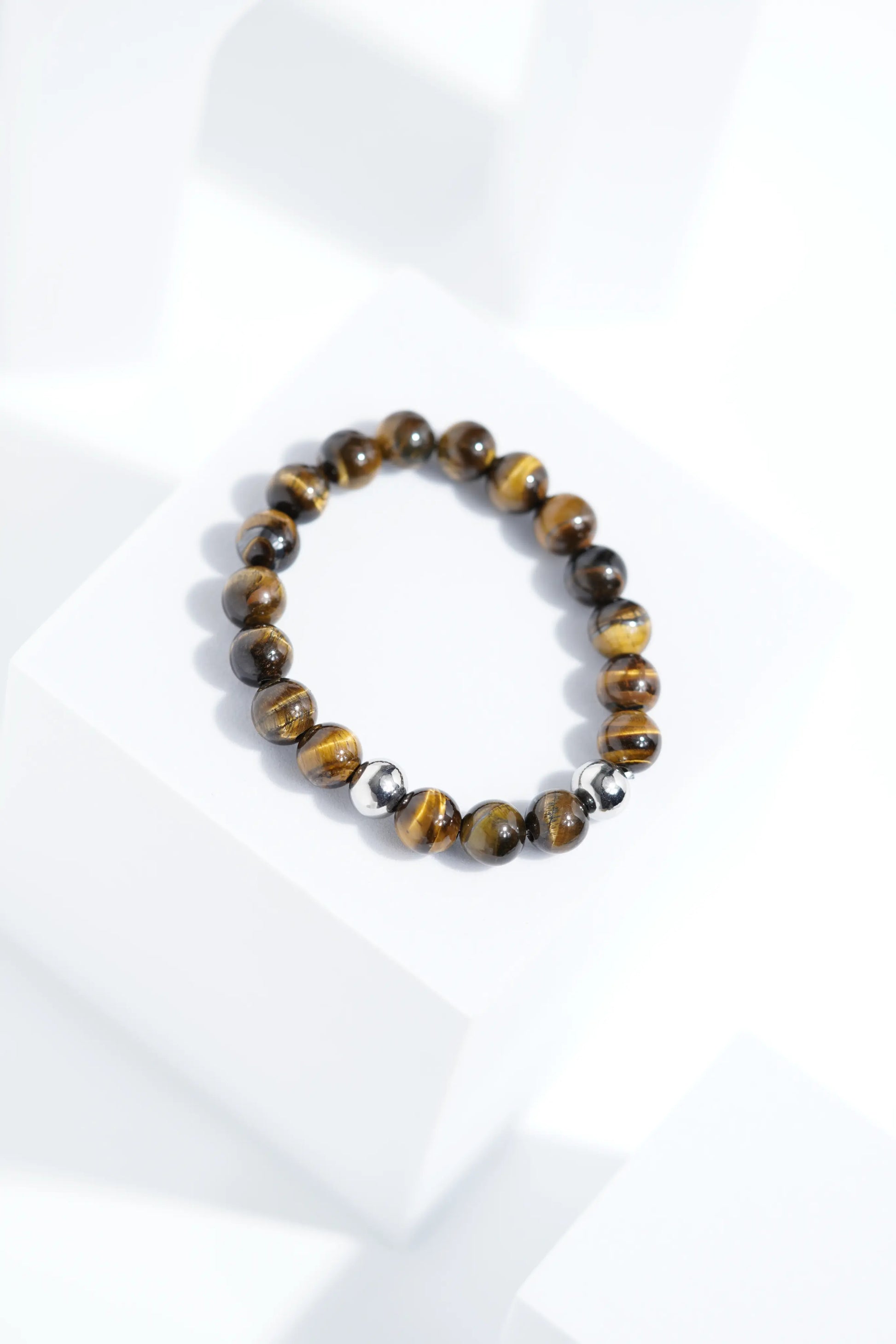 Shiney Brown Black Shade Bead Bracelets | Unisex. worldjewel.in Bead Bracelets