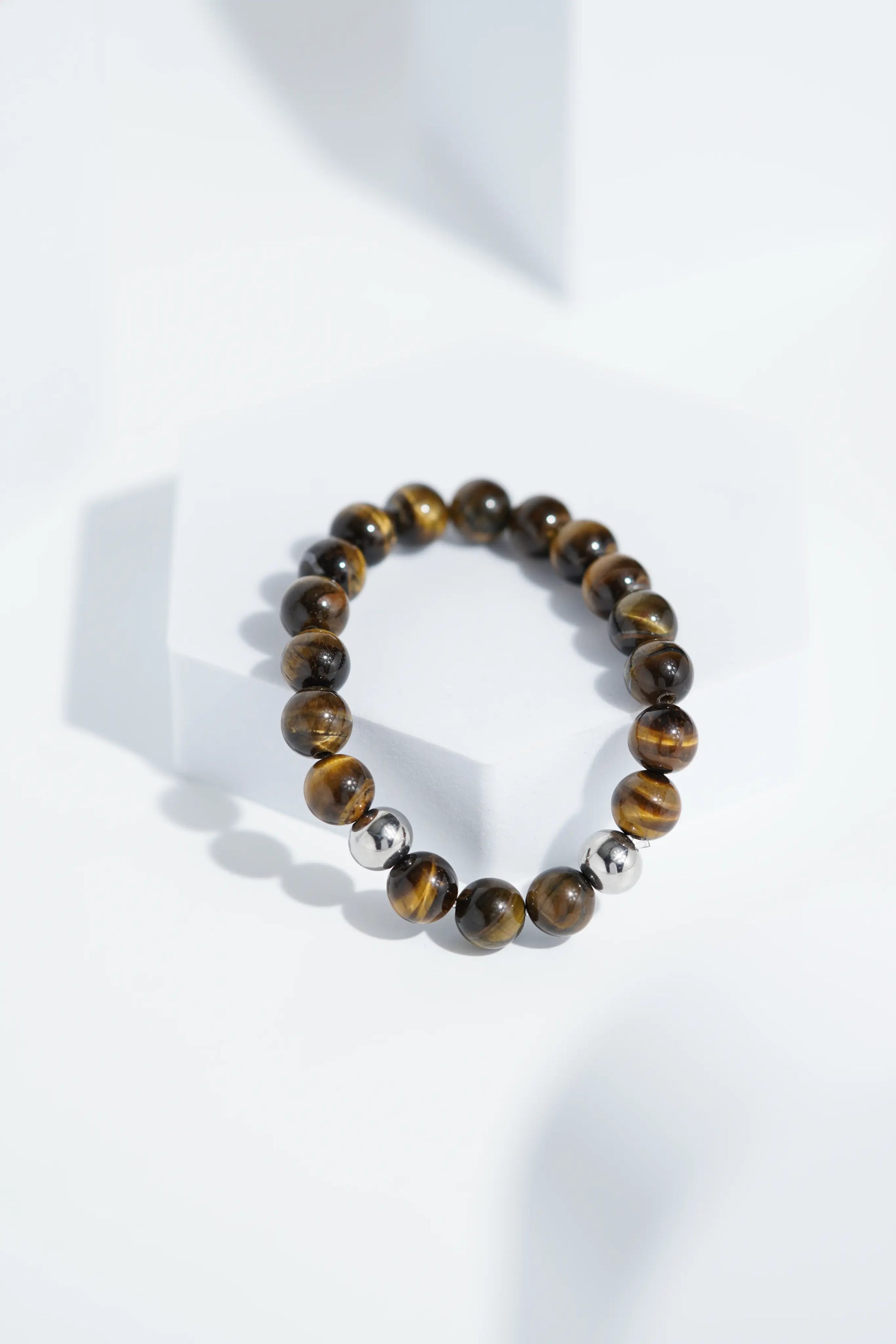 Shiney Brown Black Shade Bead Bracelets | Unisex. worldjewel.in Bead Bracelets