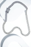 Sleek Silver | Ice-chain | Unisex | Hiphop style |  20 Inc. worldjewel.in Unisex-ice-chain