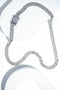 Sleek Silver Ice-chain 18inch Unisex Hiphop style.