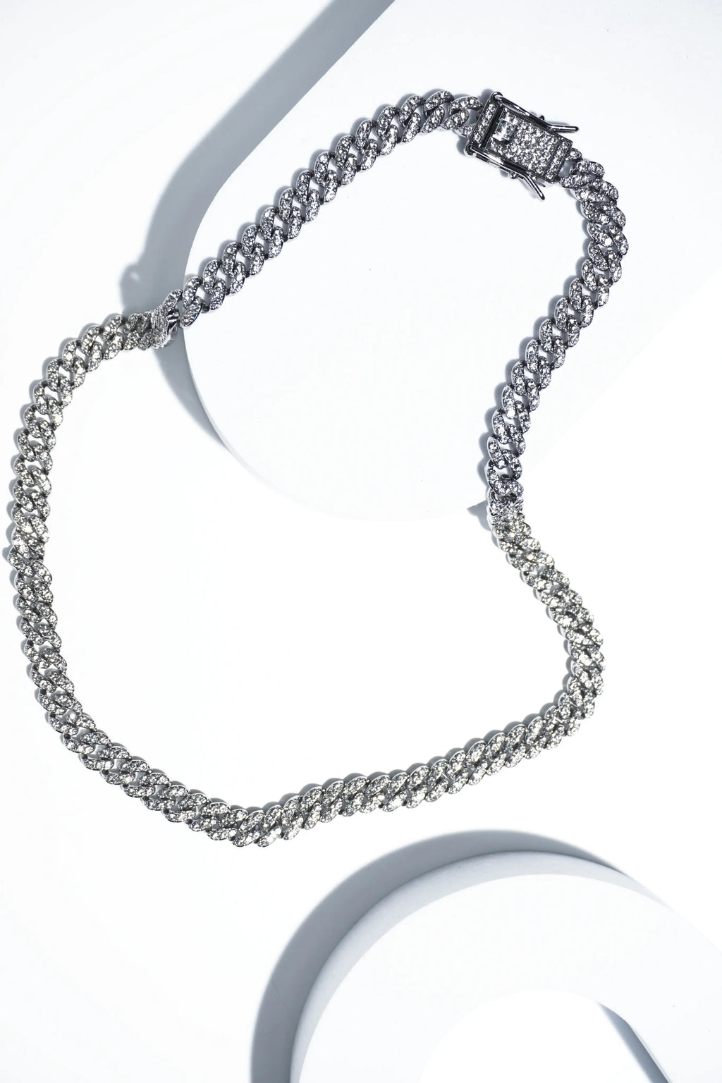Sleek Silver | Ice-chain | Unisex | Hiphop style |  20 Inc. worldjewel.in Unisex-ice-chain