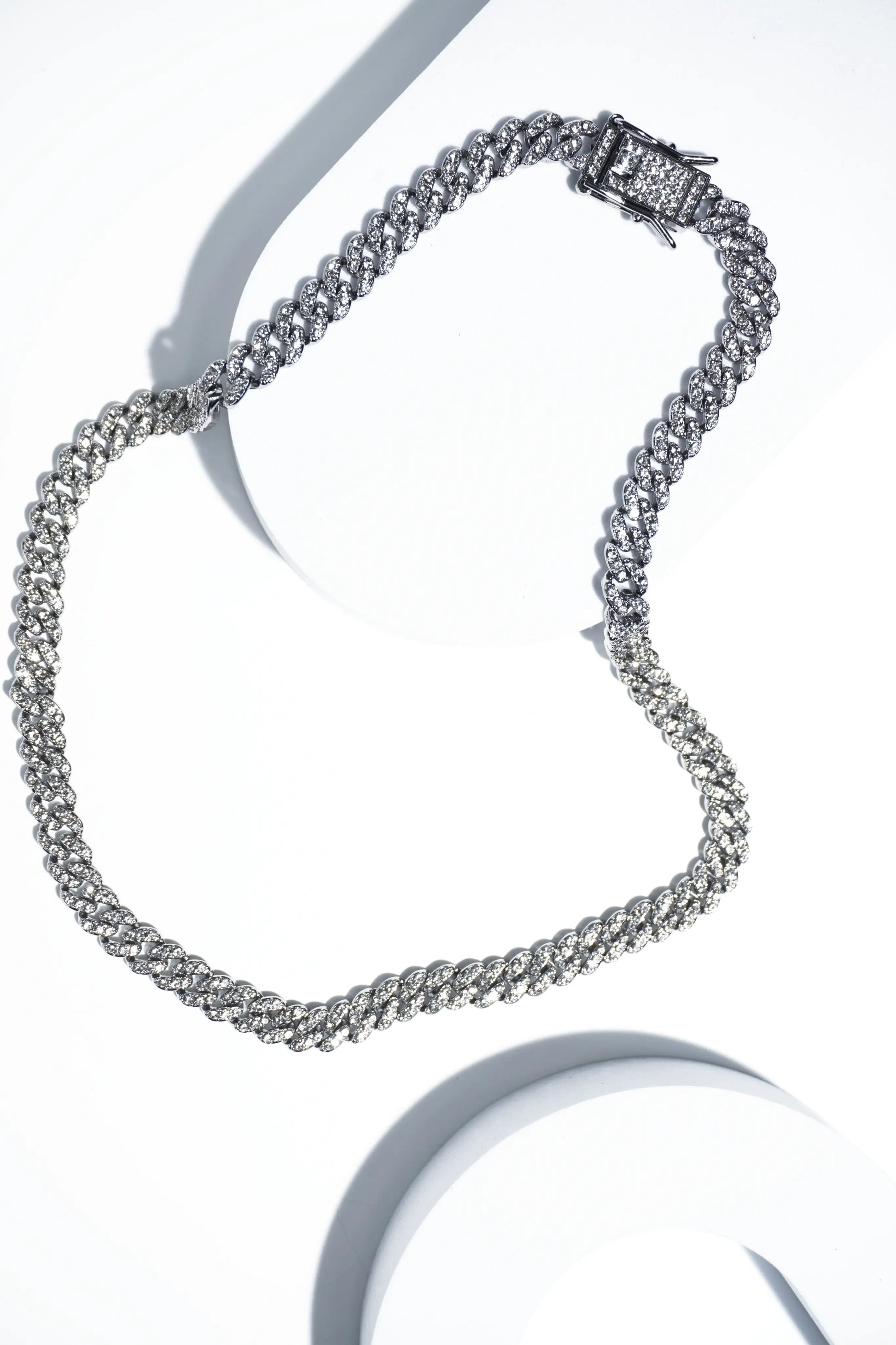 Sleek Silver | Ice-chain | Unisex | Hiphop style |  20 Inc. worldjewel.in Unisex-ice-chain