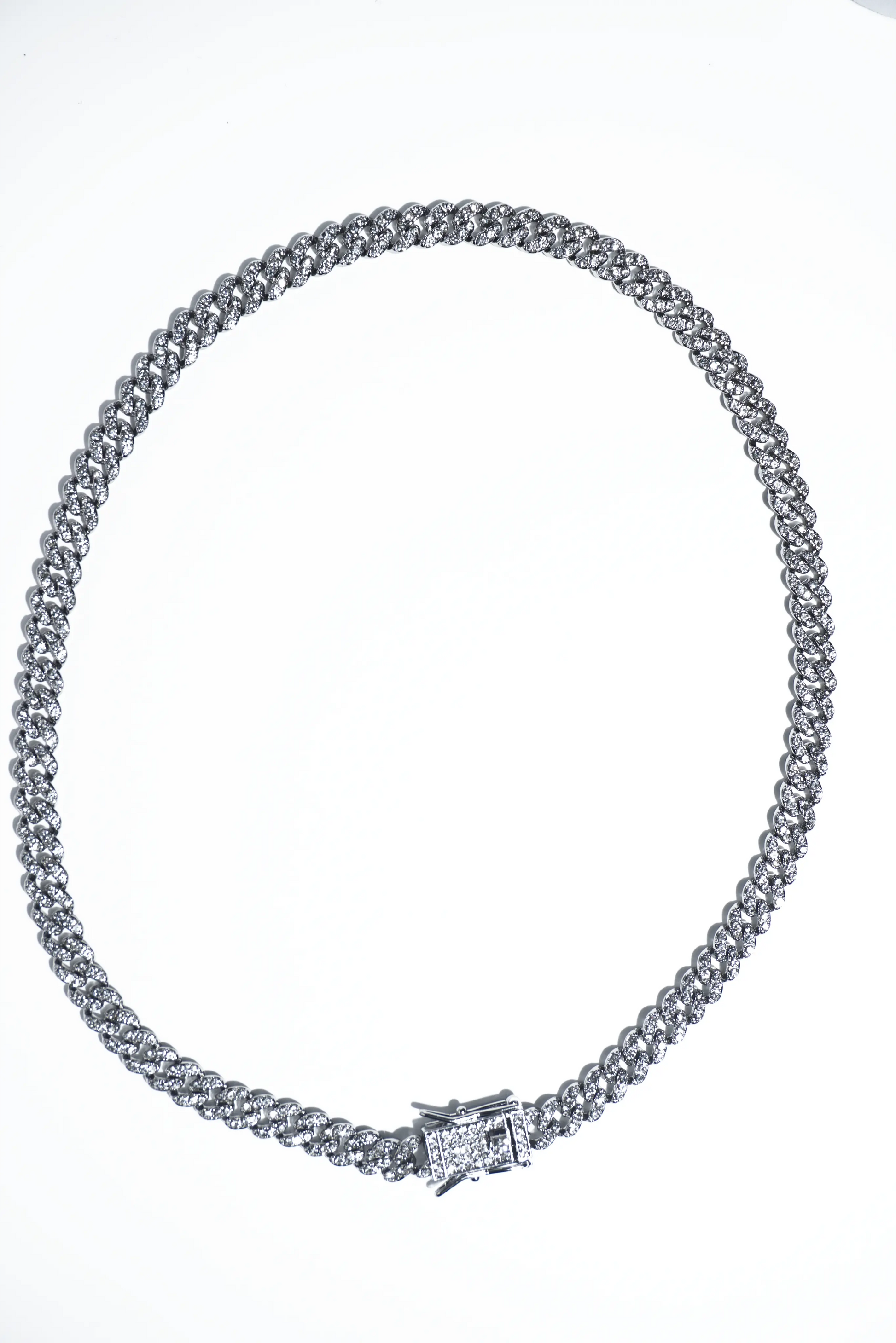 Sleek Silver | Ice-chain | Unisex | Hiphop style |  20 Inc. worldjewel.in Unisex-ice-chain