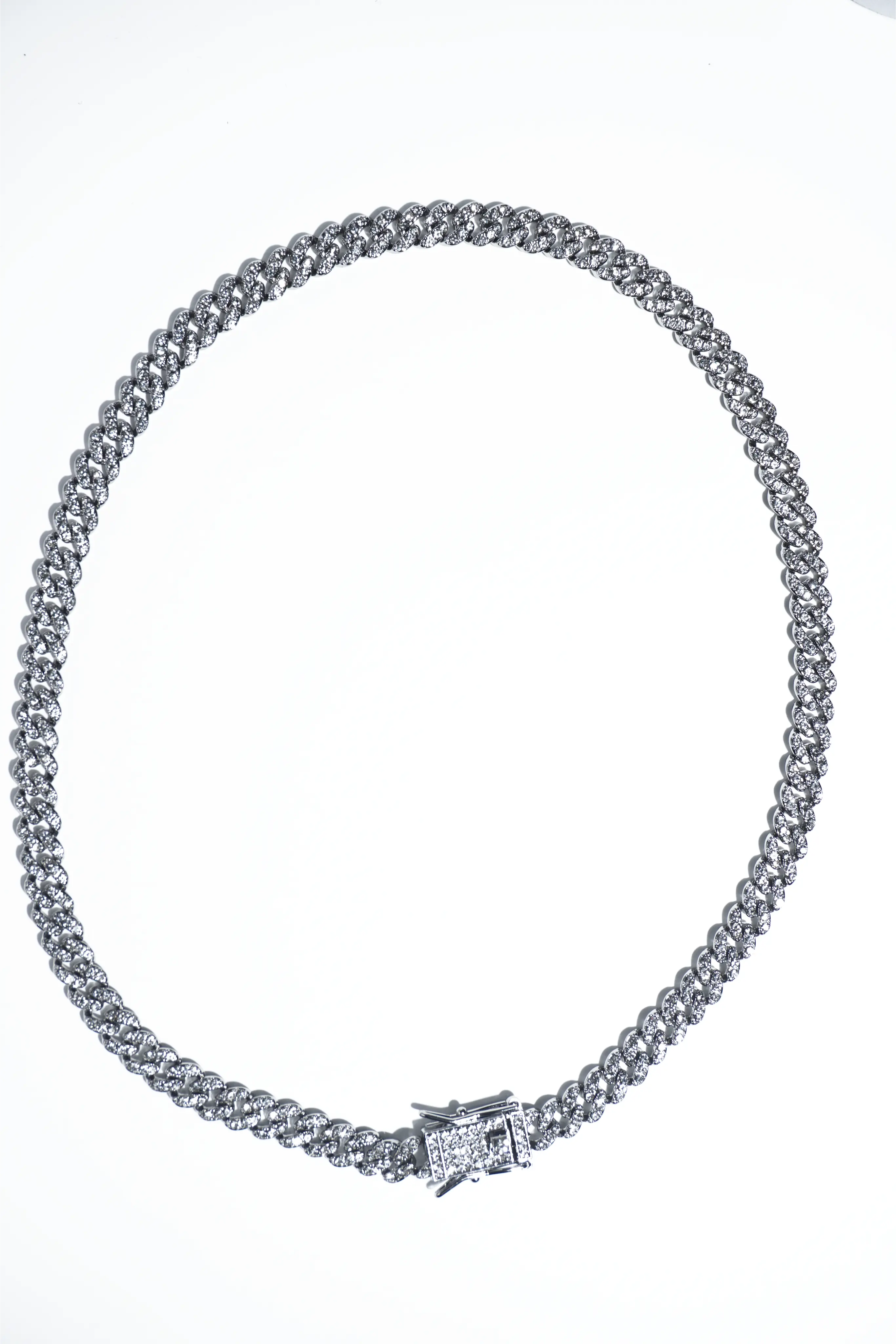 Sleek Silver | Ice-chain | Unisex | Hiphop style |  20 Inc. worldjewel.in Unisex-ice-chain